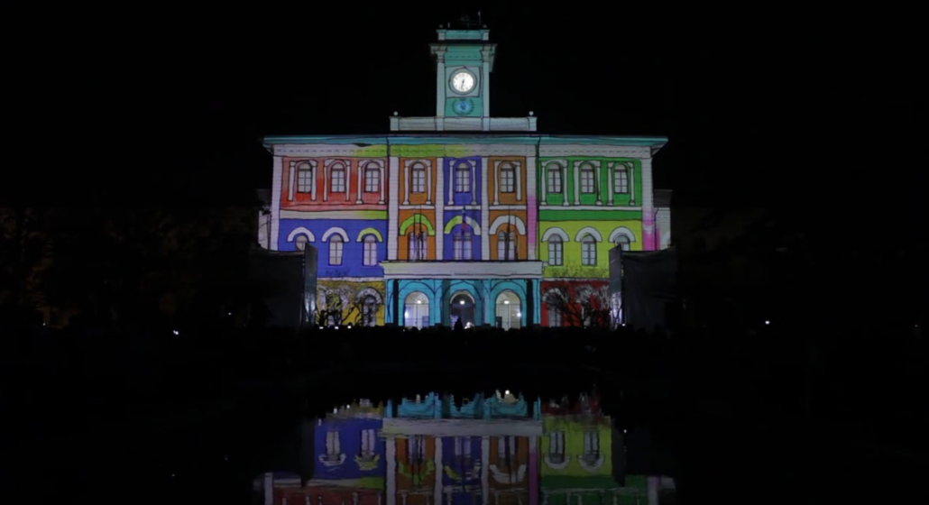 Ideazione evento video mapping Cattolica